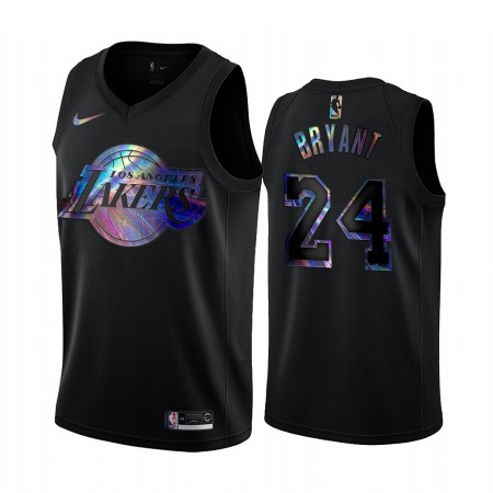 Los Angeles Lakers Kobe Bryant 24 Iridescent HWC Collection Miesten Pelipaidat Swingman